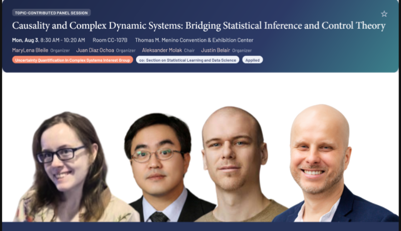 JSM 2026: Causality and Complex Dynamic Systems Panel
